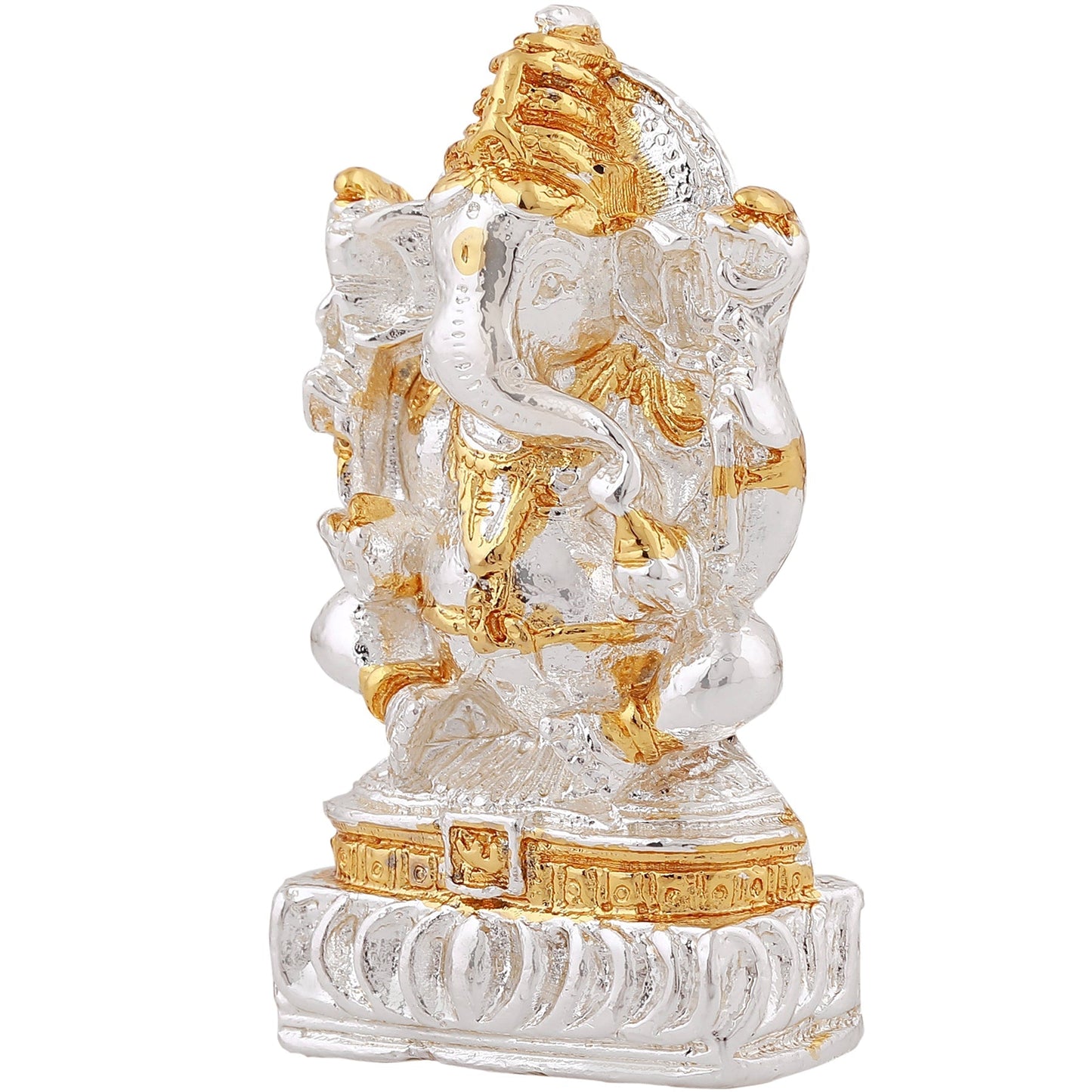 Estele Gold -Polished Spiritual Lord Ganesha Idol for Gifts & HouseWarming/Home/Office Decors