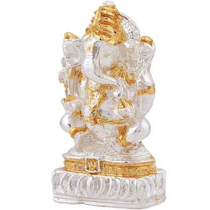 Estele Gold -Polished Spiritual Lord Ganesha Idol for Gifts & HouseWarming/Home/Office Decors