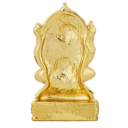 Estele Gold -Polished Spiritual Lord Ganesha Idol for Gifts & HouseWarming/Home/Office Decors