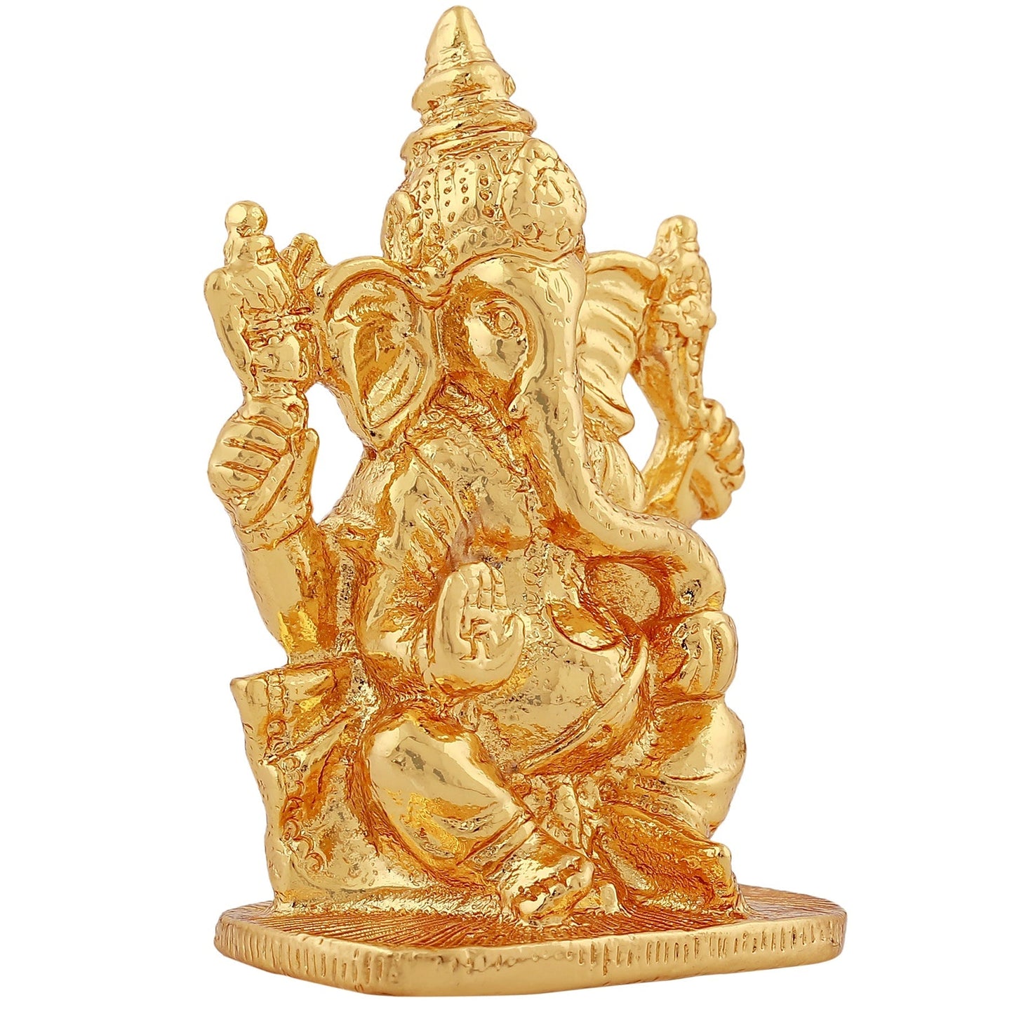 Estele Gold -Polished Spiritual Lord Ganesha Idol for Gifts & HouseWarming/Home/Office Decors