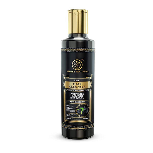 Buy Khadi Natural Activated Bamboo Charcoal Hair Cleanser from DrMediCart, Ship from India to USA