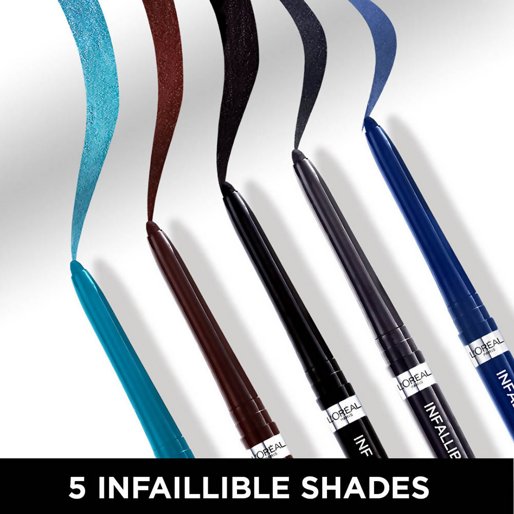 L'Oreal Paris Infaillible Grip Upto 36H Gel Automatic Eye Liner - 006 Electric Blue
