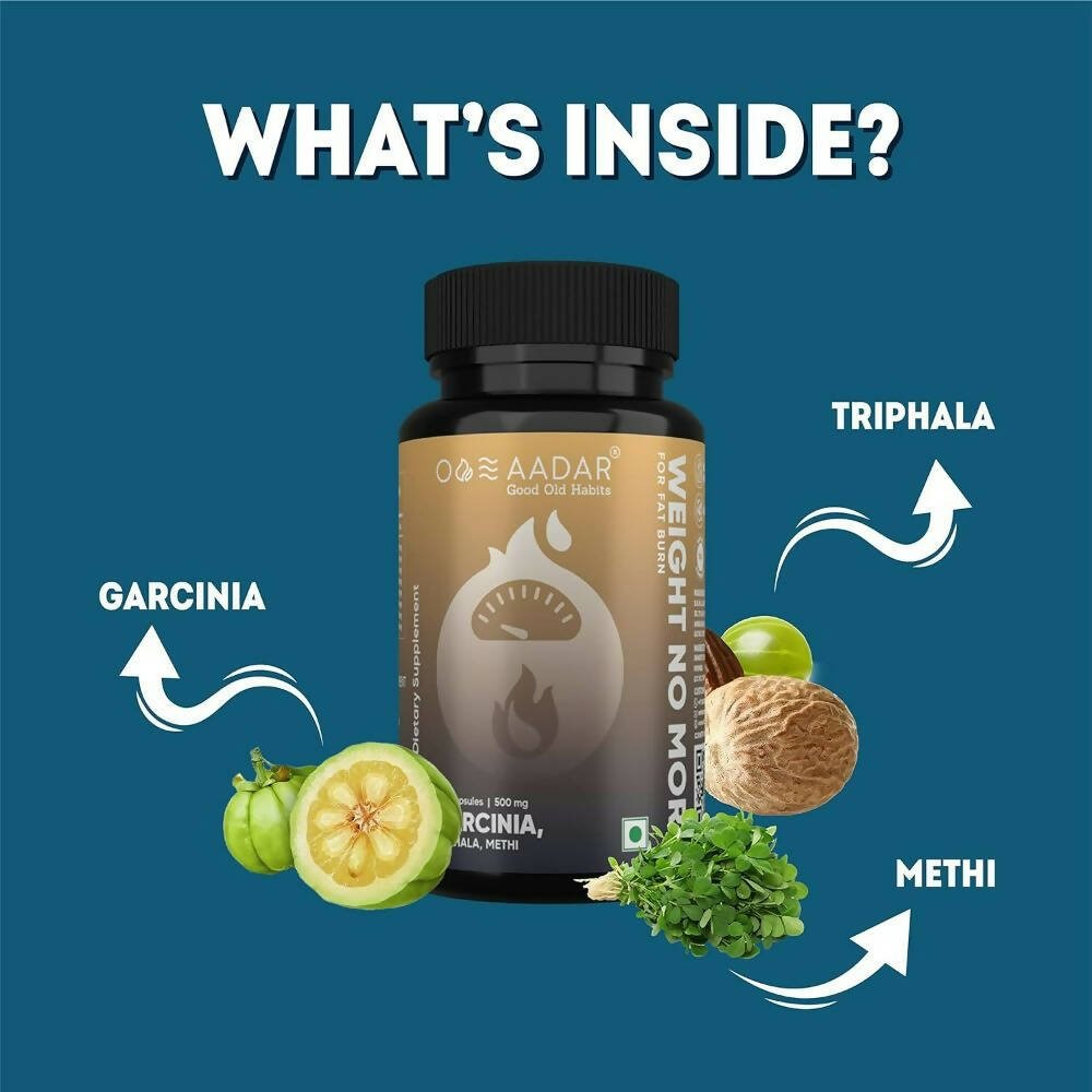 Aadar Weight No More Garcinia, Triphala, Methi Capsules