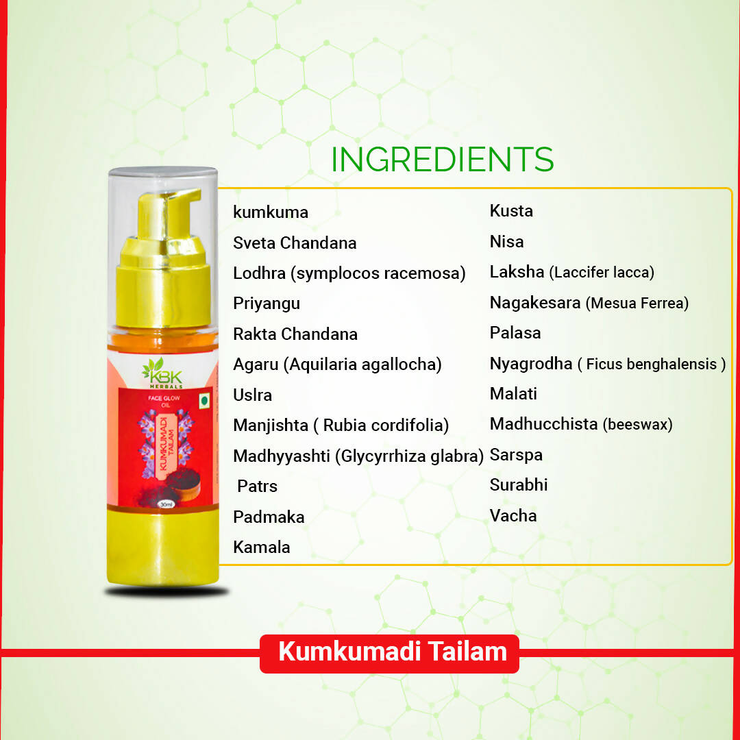 KBK Herbals Kumkumadhi Tailam - DrMediCart