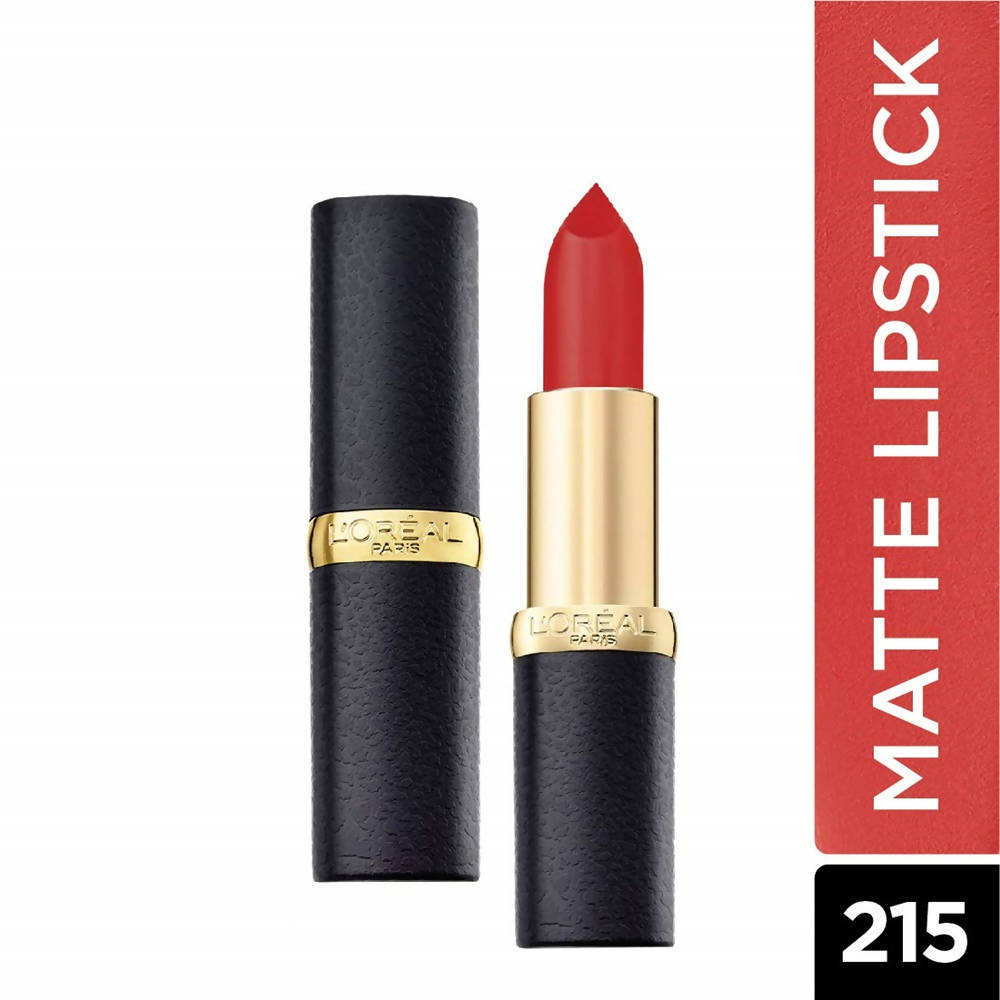L'Oreal Paris Color Riche Moist Matte Limited Edition Swarovski Lipstick - 215 Flaming Kiss - DrMediCart