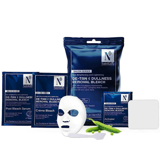 NutriGlow Advanced Organics De-Tan & Dullness Removal Bleach (6 in 1)