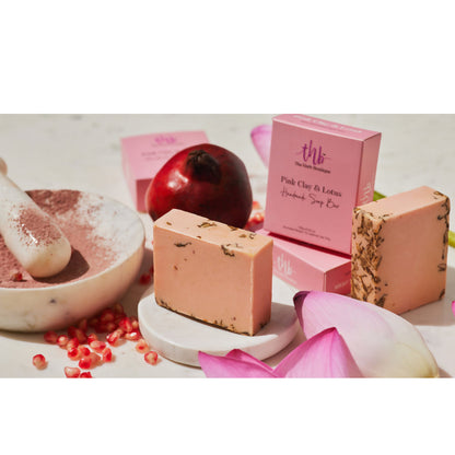 The Herb Boutique Pink Clay and Lotus Sugar Soap Bar - Drmedicart