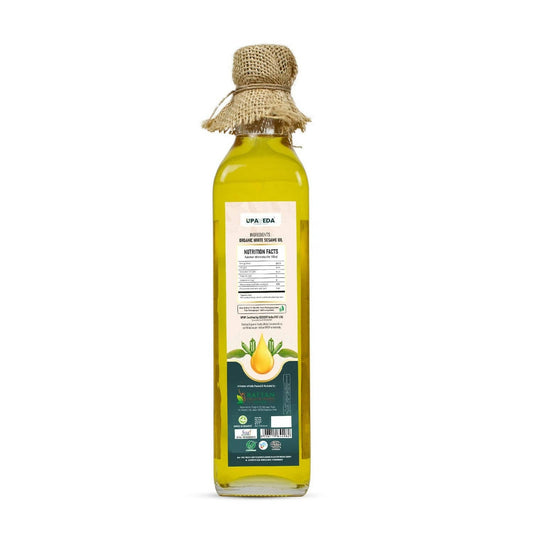 Buy Upaveda Organic White Sesame Oil from DrMediCart, Ship from India to USA
