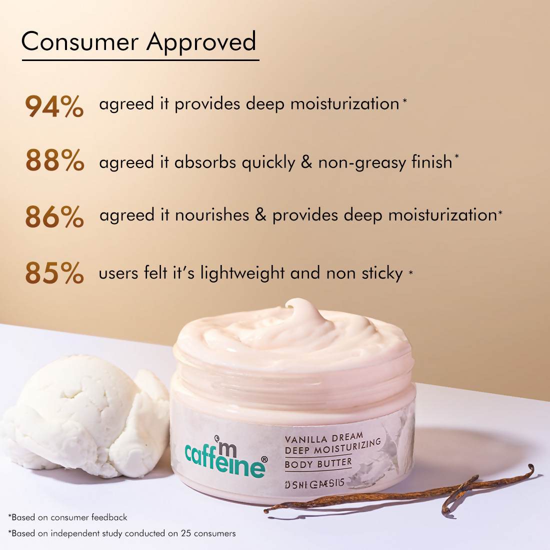 mCaffeine Vanilla Dream Deep Moisturizing Body Butter