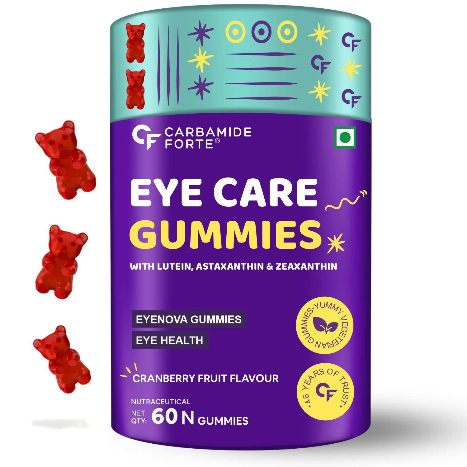 Carbamide Forte Eye Care Gummies - Cranberry Flavor