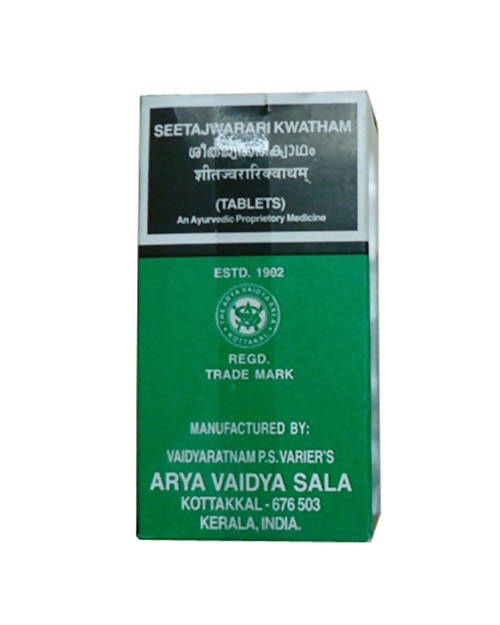 Buy Kottakkal Arya Vaidyasala - Seetajwarari Kwatham Tablets from DrMediCart, Ship from India to USA