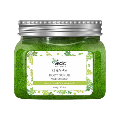 Buy Vedic Naturals Grape Body Scrub from DrMediCart, Ship from India to USA