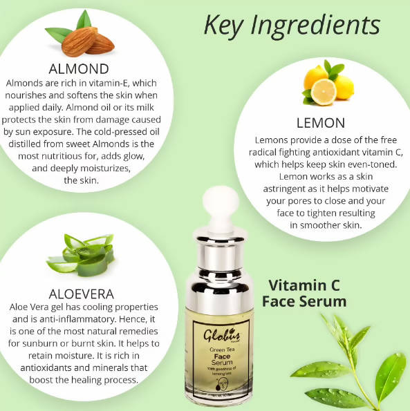 Globus Naturals Green Tea Face Serum