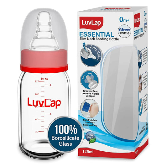 Buy LuvLap Essential Slim Neck Glass Feeding Bottle from DrMediCart, Ship from India to USA