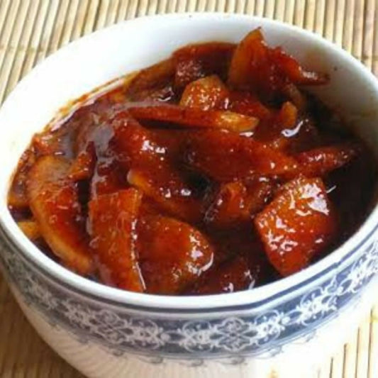 Buy konaseema Sweet Mango Pickle (Bellam Avakaya) from DrMediCart, Ship from India to USA