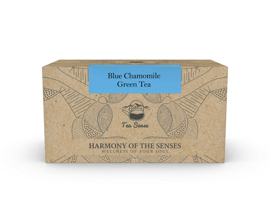 Tea Sense Blue Chamomile Green Tea Bags Box
