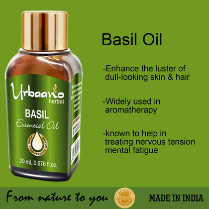 Urbaano Herbal Basil Essential Oil