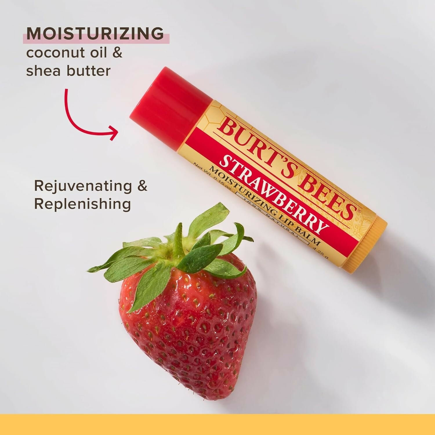 Burt's Bees Moisturizing Lip Balm - Strawberry