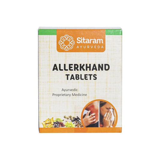 Buy Sitaram Ayurveda Allerkhand Tablets from DrMediCart, Ship from India to USA