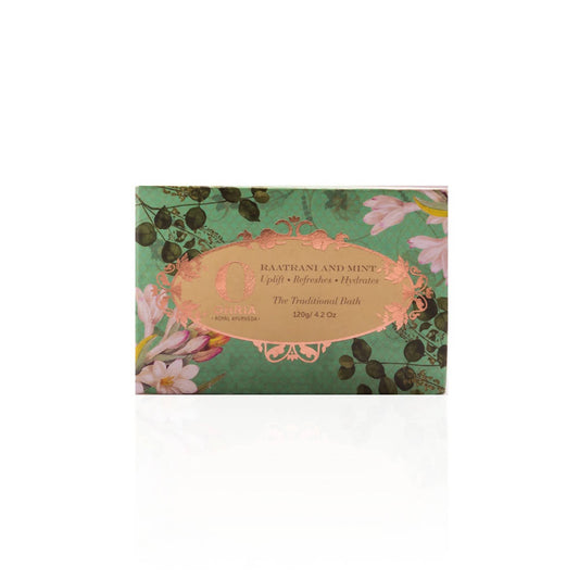 Buy Ohria Ayurveda Raatrani And Mint Bathing Bar from DrMediCart, Ship from India to USA