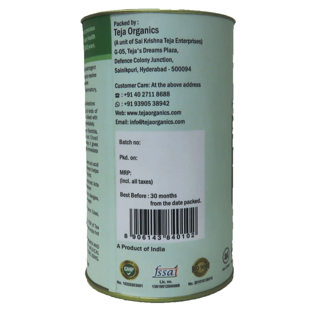 Teja Organics Pancha Tulasi Tea - Drmedicart
