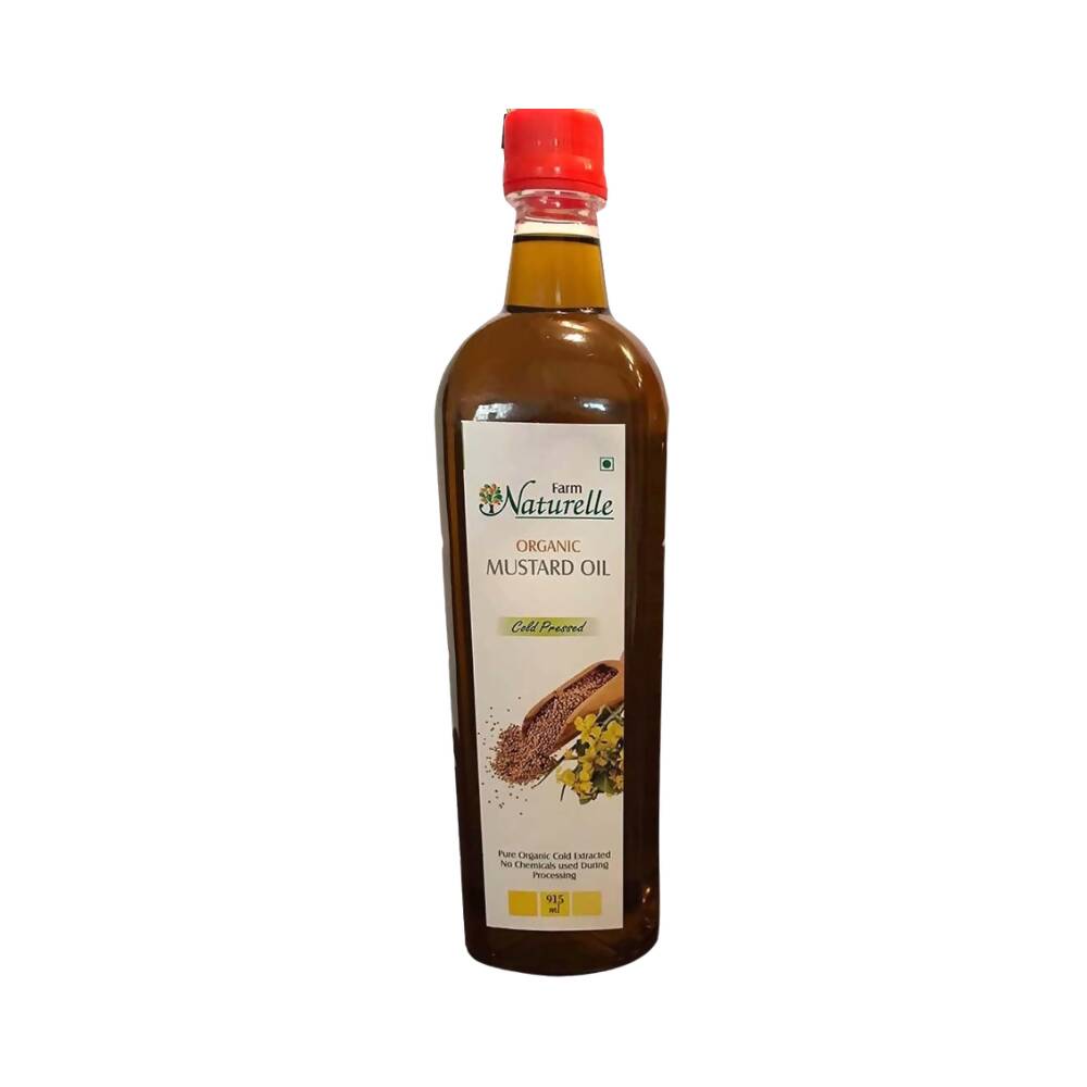 Buy Farm Naturelle Organic Wood Pressed Black Mustard Oil from DrMediCart, Ship from India to USA