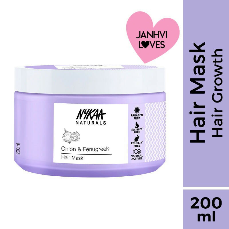 Buy Nykaa Naturals Anti-Hair Fall Sulphate-Free Hair Mask With Onion & Fenugreek from DrMediCart, Ship from India to USA