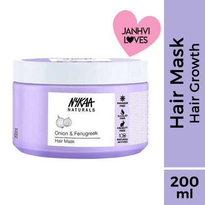 Buy Nykaa Naturals Anti-Hair Fall Sulphate-Free Hair Mask With Onion & Fenugreek from DrMediCart, Ship from India to USA