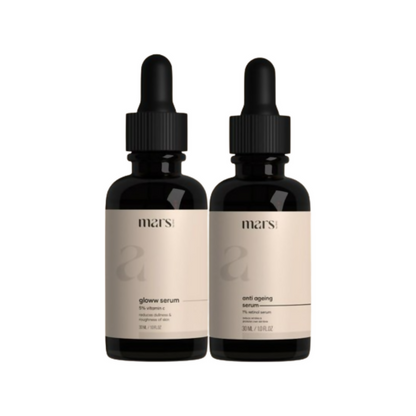Mars By GHC Forever young kit (Gloww skin serum, Anti Ageing Serum)