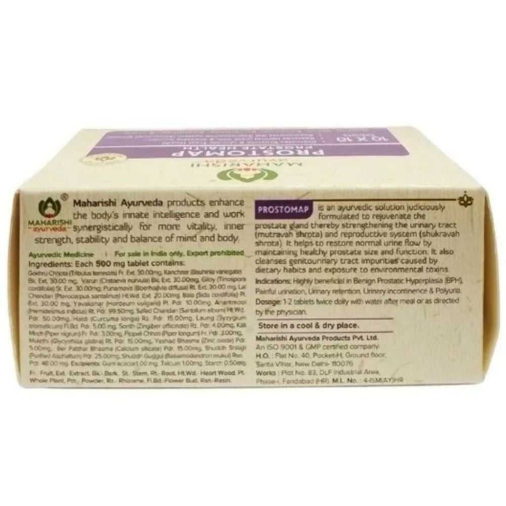 maharishi ayurveda prostomap tablets