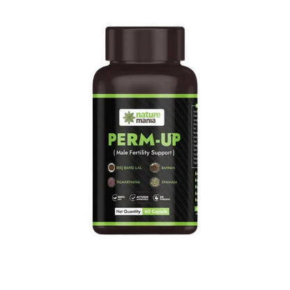 Buy Nature Mania Perm-Up Capsules (Male Sperm Count Booster) from DrMediCart, Ship from India to USA