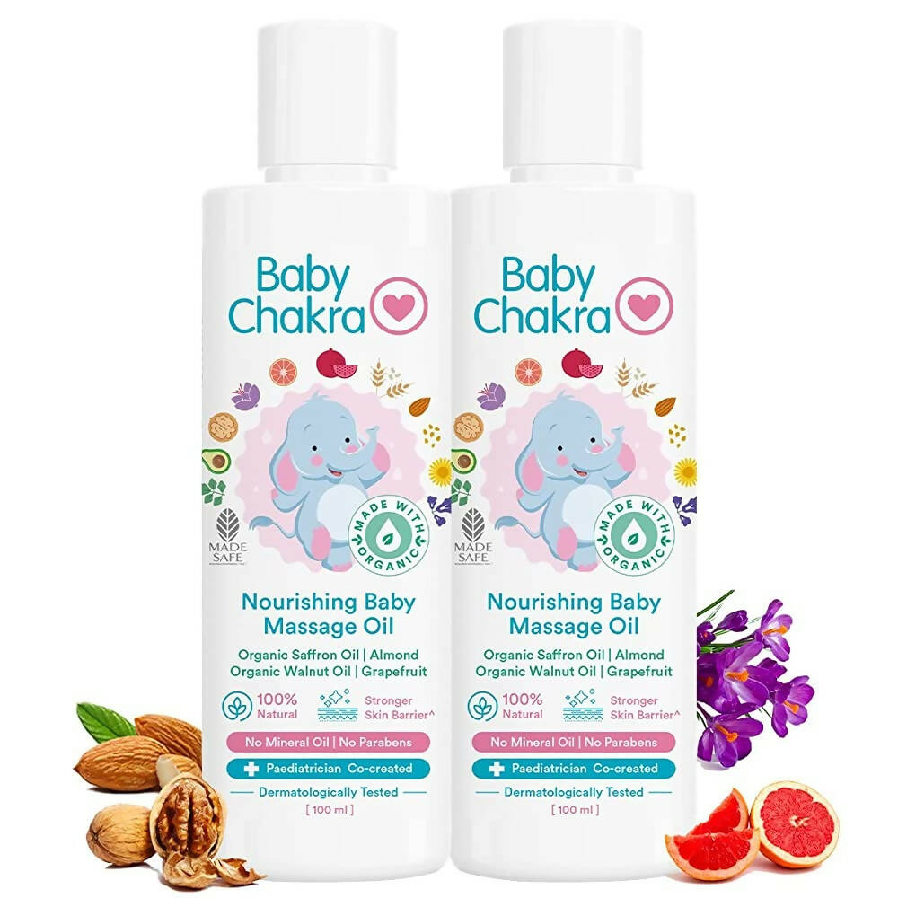 BabyChakra Nourishing Baby Massage Oil -  USA, Australia, Canada 