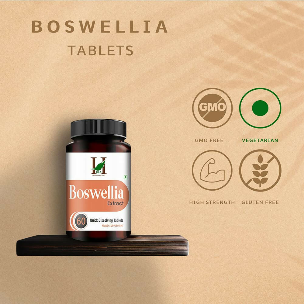 H&C Herbal Boswellia Extract Quick Dissolving Tablets
