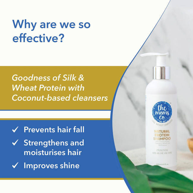 The Moms Co Anti Hair Fall 3-Step Protein Kit - Drmedicart