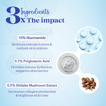 Blue Heaven 10% Niacinamide Serum For Glowing Skin