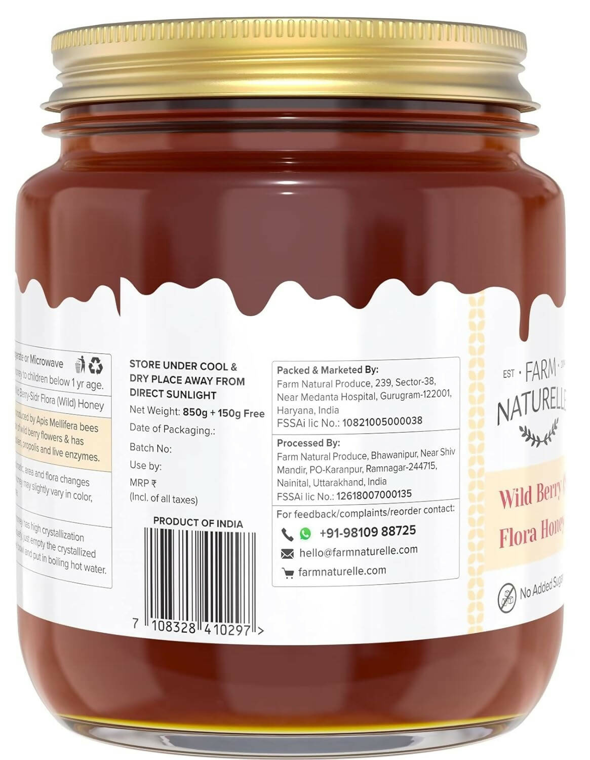 Farm Naturelle Wild Berry (Sidr) Flora Honey