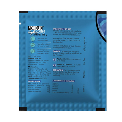 NeoHolix Hydra ORS Sachets Original Flavour
