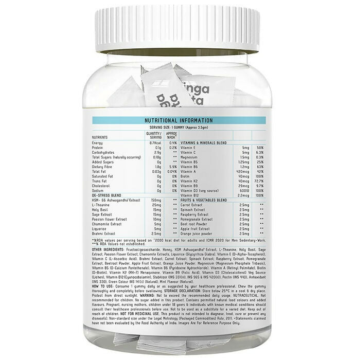 Zingavita De-Stress Gummies - Drmedicart