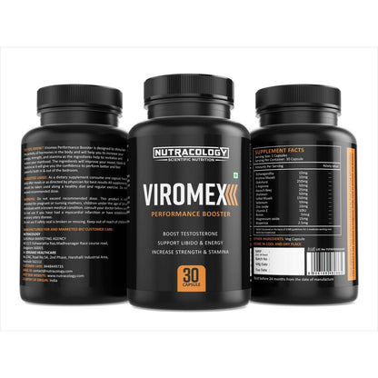 Nutracology Viromex Capsules For Strength, Stamina & Energy