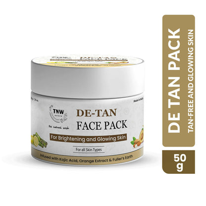 The Natural Wash De-Tan Face Pack for Glowing Skin