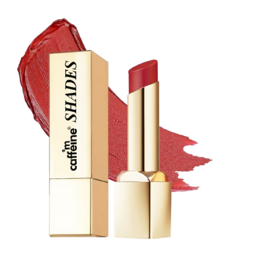 mCaffeine Shades Creamy Matte Kiss Bullet Lipstick Moisturizing Lightweight - Spicy Martini