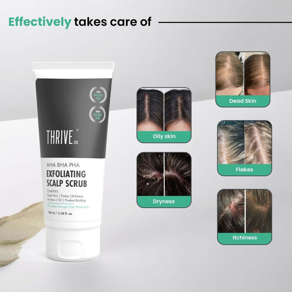 ThriveCo AHA BHA PHA Exfoliating Scalp Scrub