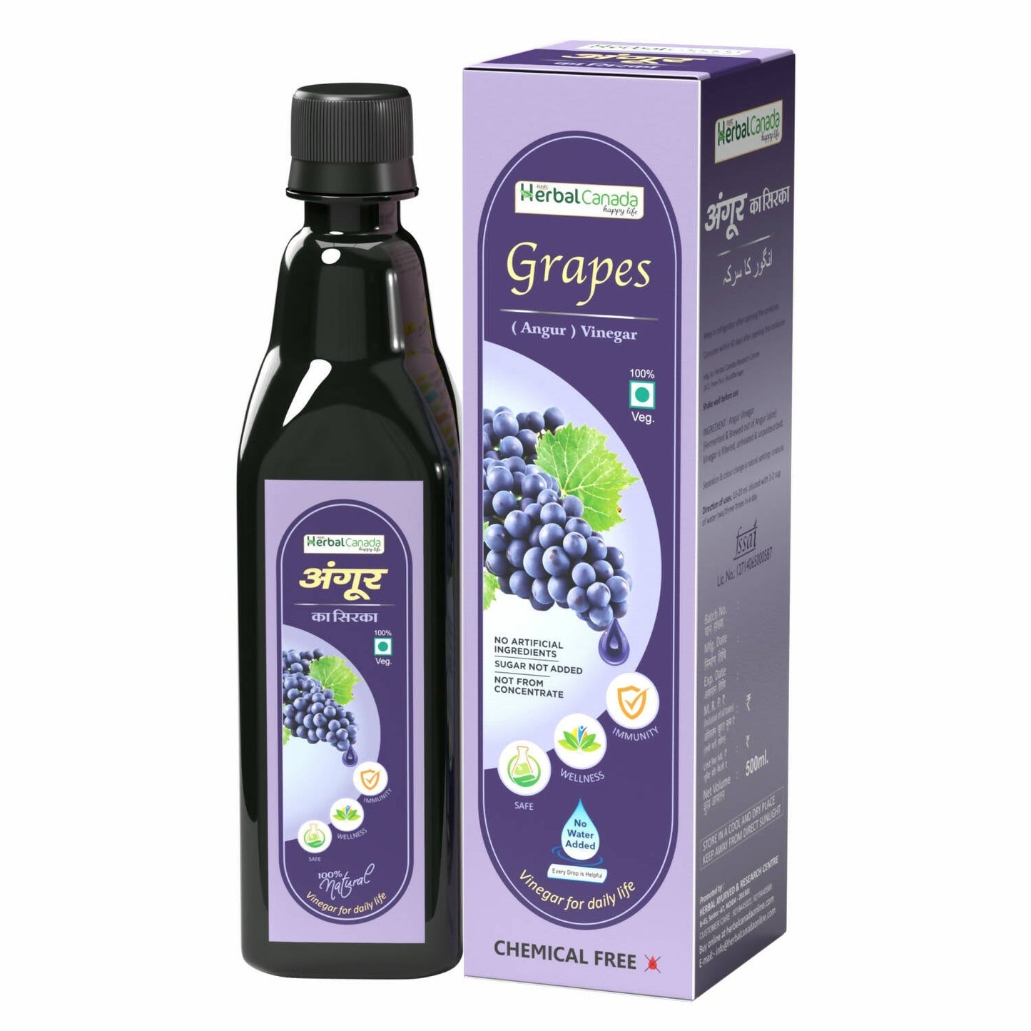 Buy Herbal Canada Grapes Vinegar from DrMediCart