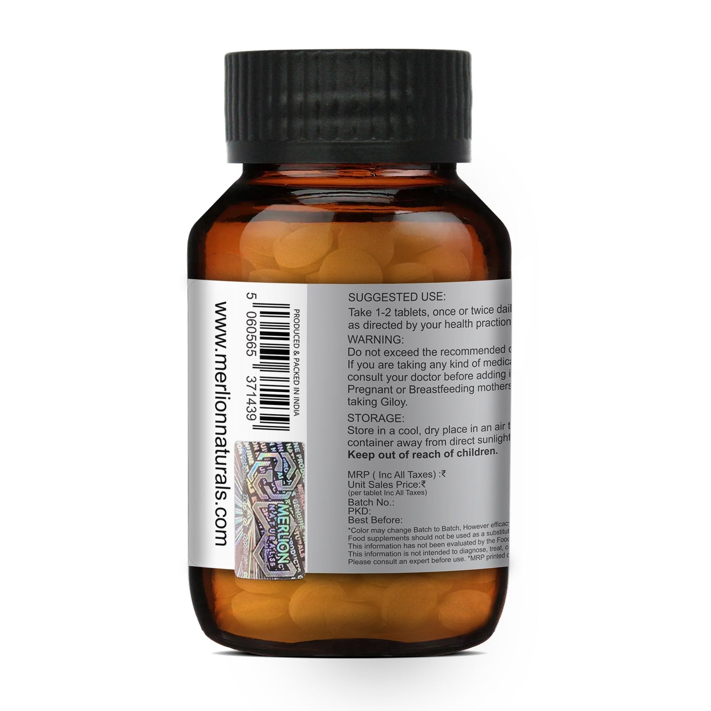 Merlion Naturals Giloy 500mg Tablets