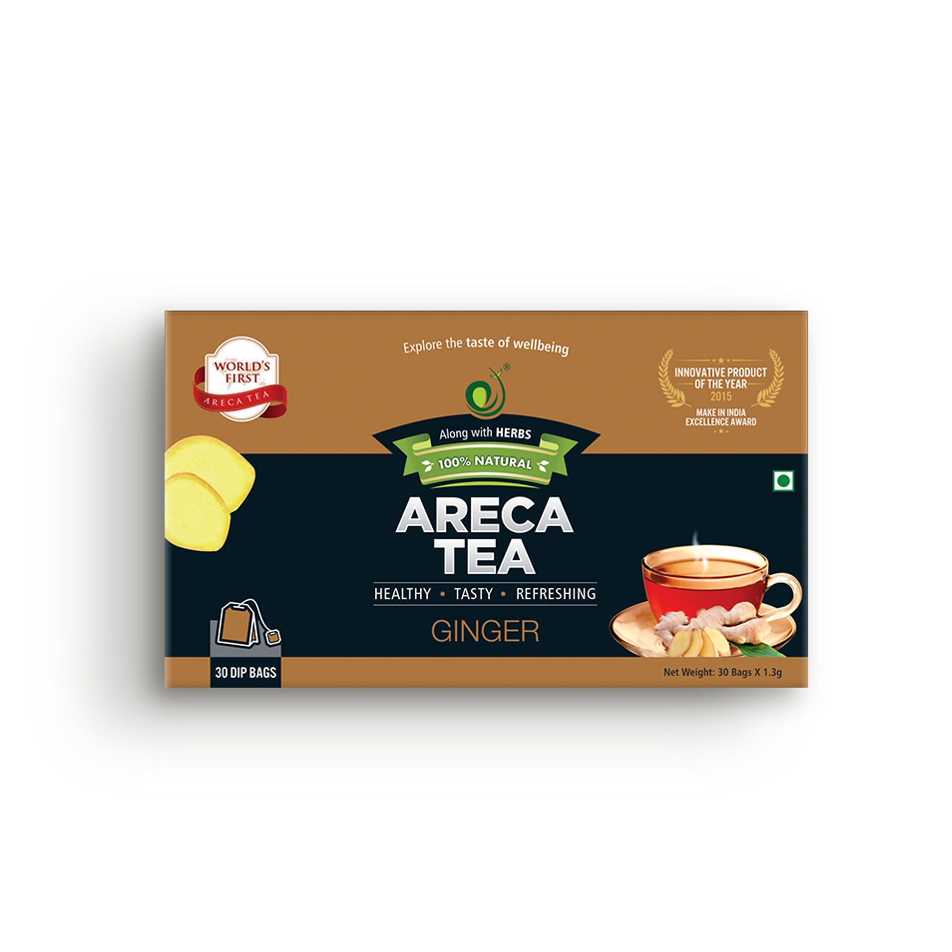 Green Remedies Areca Tea Ginger