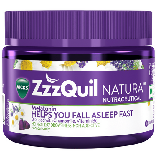 Buy Vicks ZzzQuil Natura sleep support  Sleep Gummies from DrMediCart, Ship from India to USA