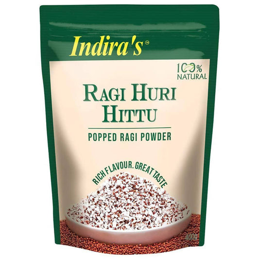 Indira's Ragi Huri Hittu Popped Ragi Powder