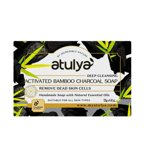 Buy Atulya Activated Bamboo Charcoal Soap from DrMediCart, Ship from India to USA