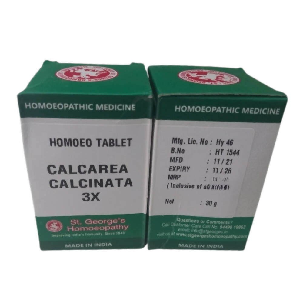 St. George's Homeopathy Calcarea Calcinata Tablets