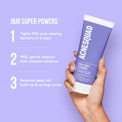 Acne Squad Kick Start Cleanser With Salicylic Acid & Thymol T Essence
